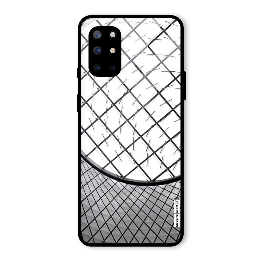 Modern Abstract Pattern Glass Back Case for OnePlus 8T