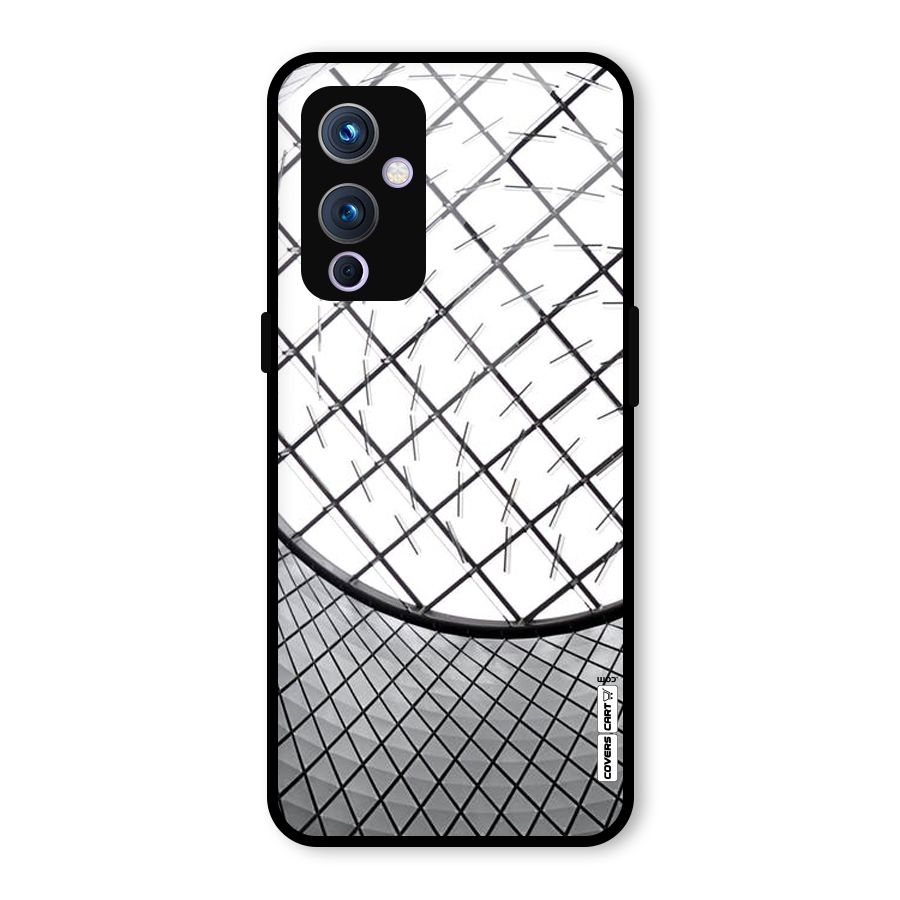 Modern Abstract Pattern Glass Back Case for OnePlus 9