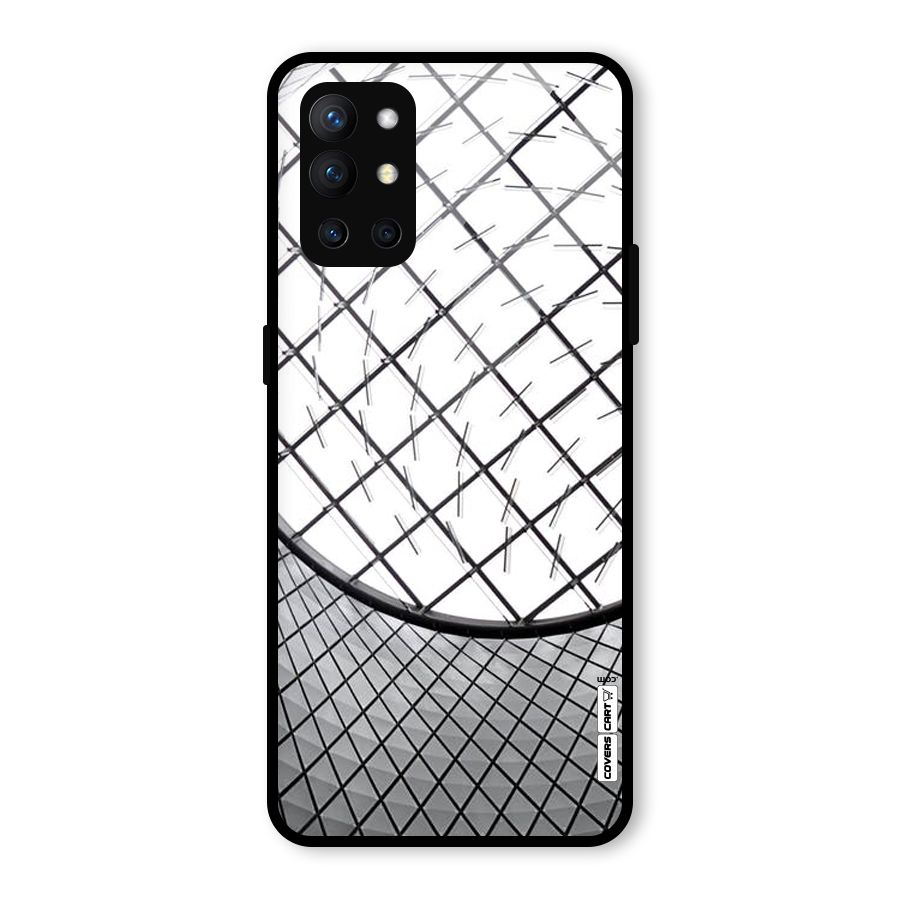 Modern Abstract Pattern Glass Back Case for OnePlus 9R