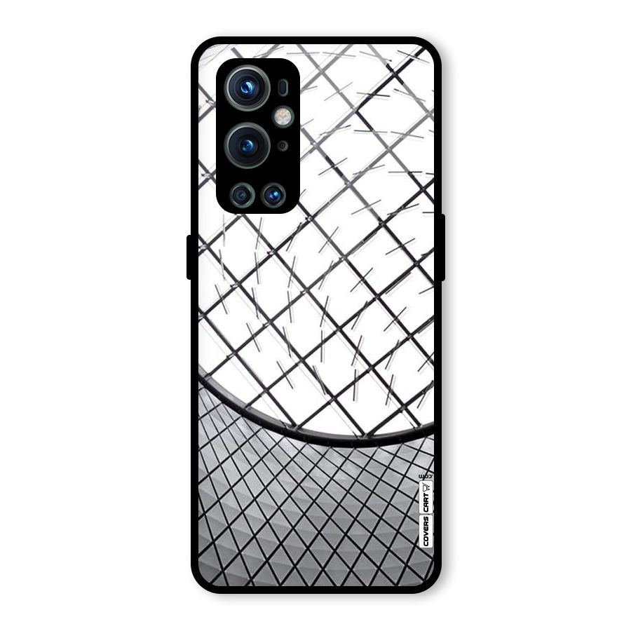 Modern Abstract Pattern Glass Back Case for OnePlus 9 Pro
