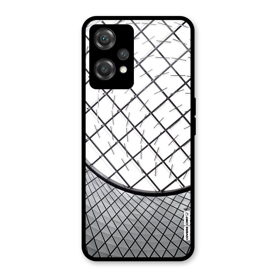 Modern Abstract Pattern Glass Back Case for OnePlus Nord CE 2 Lite 5G