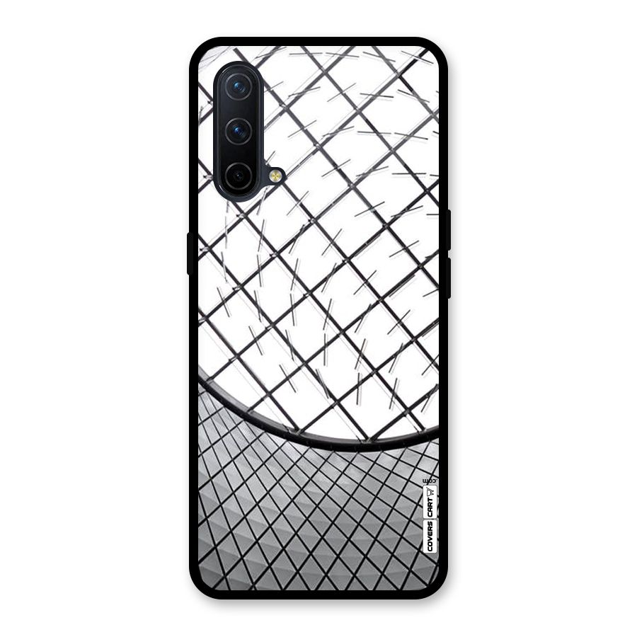 Modern Abstract Pattern Glass Back Case for OnePlus Nord CE 5G