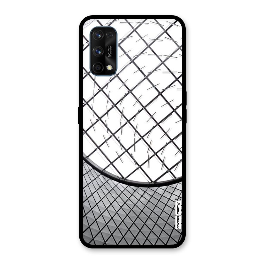 Modern Abstract Pattern Glass Back Case for Realme 7 Pro