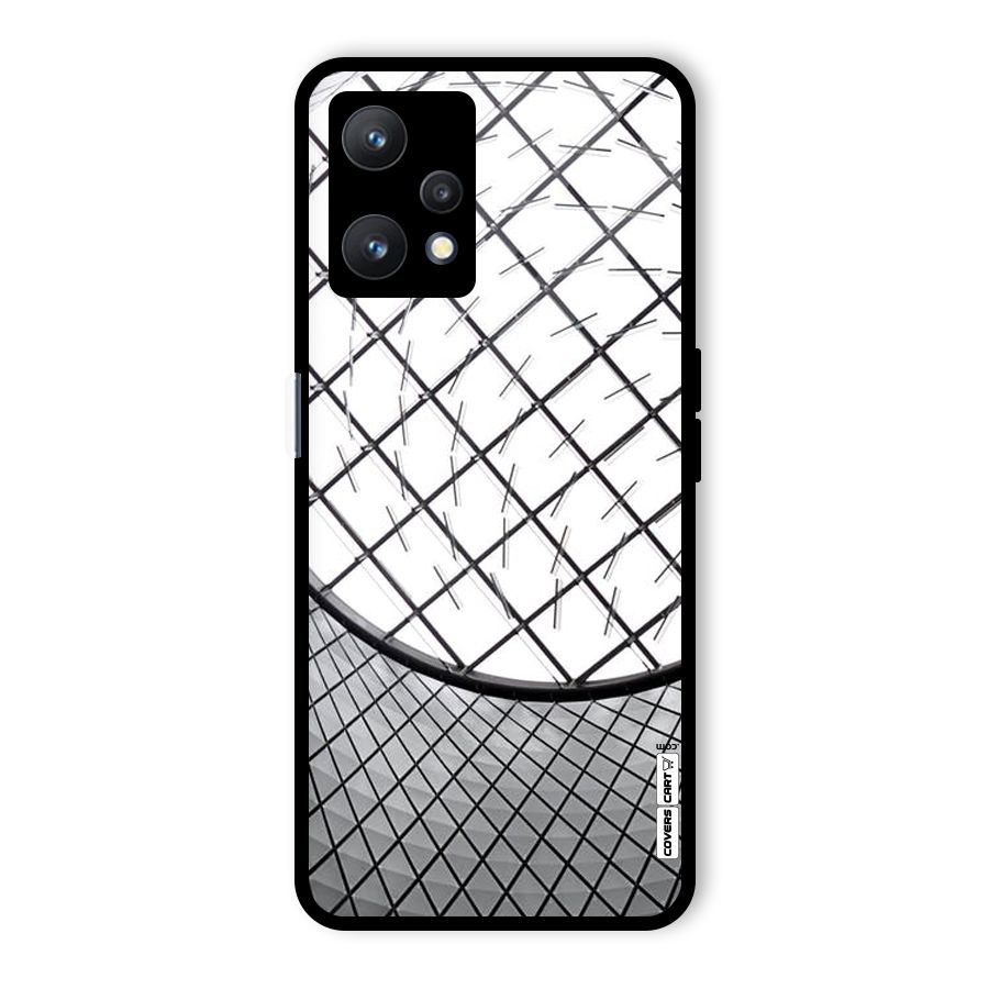 Modern Abstract Pattern Glass Back Case for Realme 9 Pro 5G