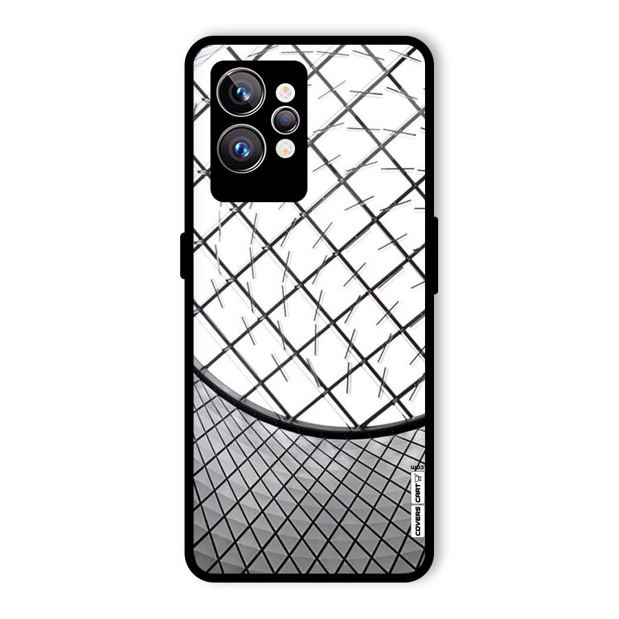 Modern Abstract Pattern Glass Back Case for Realme GT2 Pro
