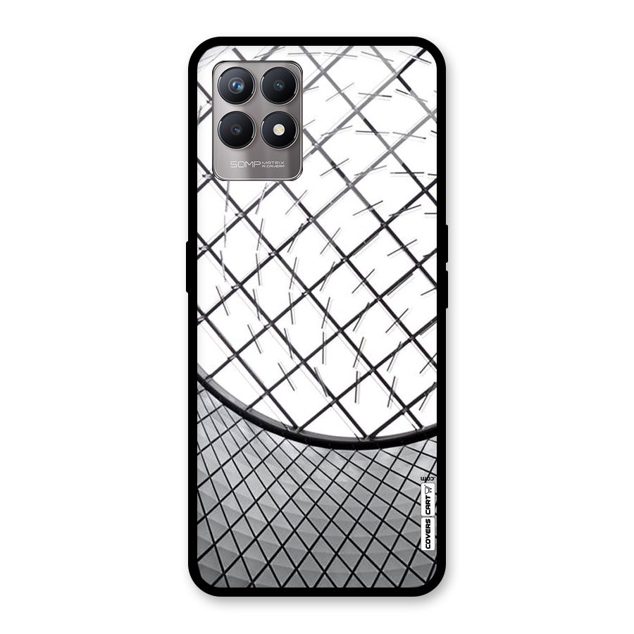 Modern Abstract Pattern Glass Back Case for Realme Narzo 50