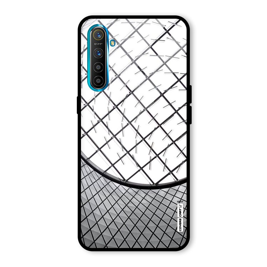 Modern Abstract Pattern Glass Back Case for Realme X2