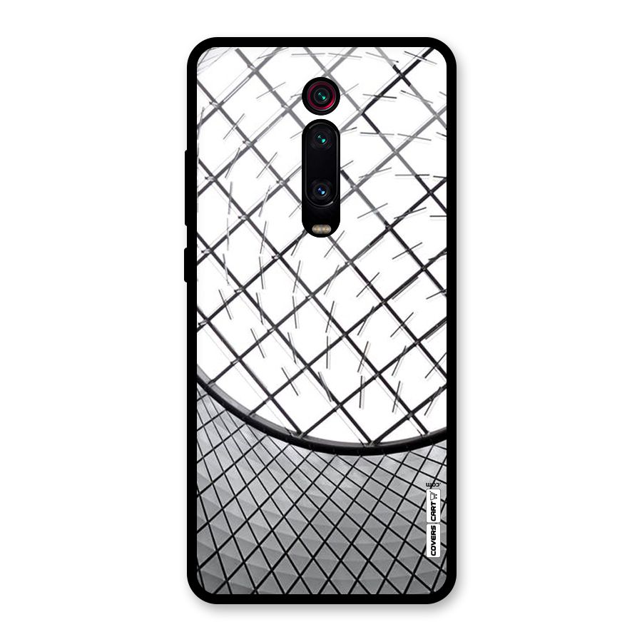 Modern Abstract Pattern Glass Back Case for Redmi K20 Pro