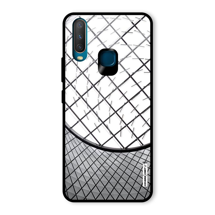 Modern Abstract Pattern Glass Back Case for Vivo U10