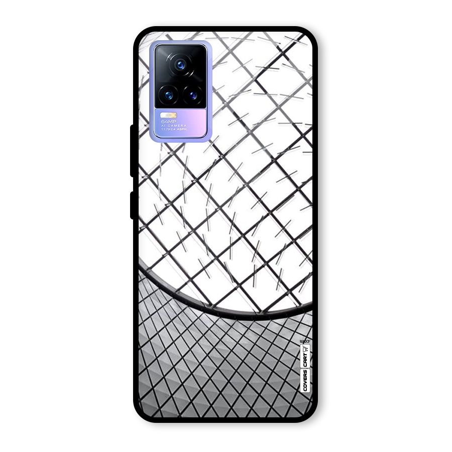 Modern Abstract Pattern Glass Back Case for Vivo Y73