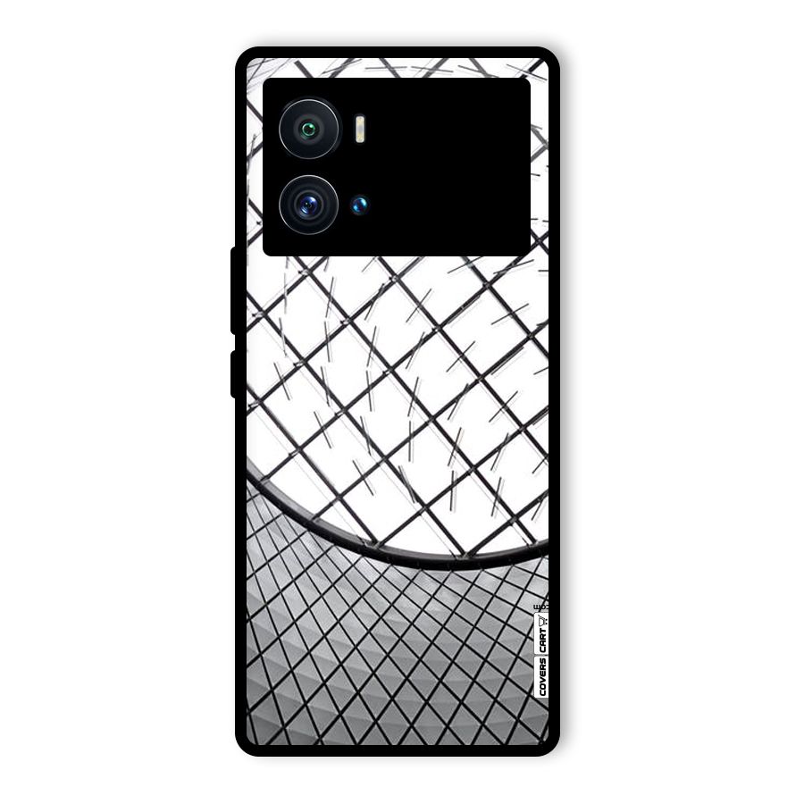 Modern Abstract Pattern Glass Back Case for Vivo iQOO 9 Pro