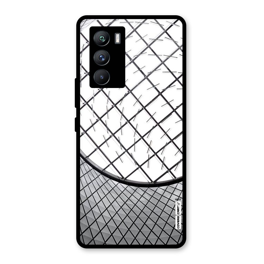 Modern Abstract Pattern Glass Back Case for Vivo iQOO 9 SE