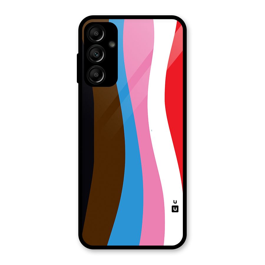 Modern Curves Glass Back Case for Galaxy A14 5G