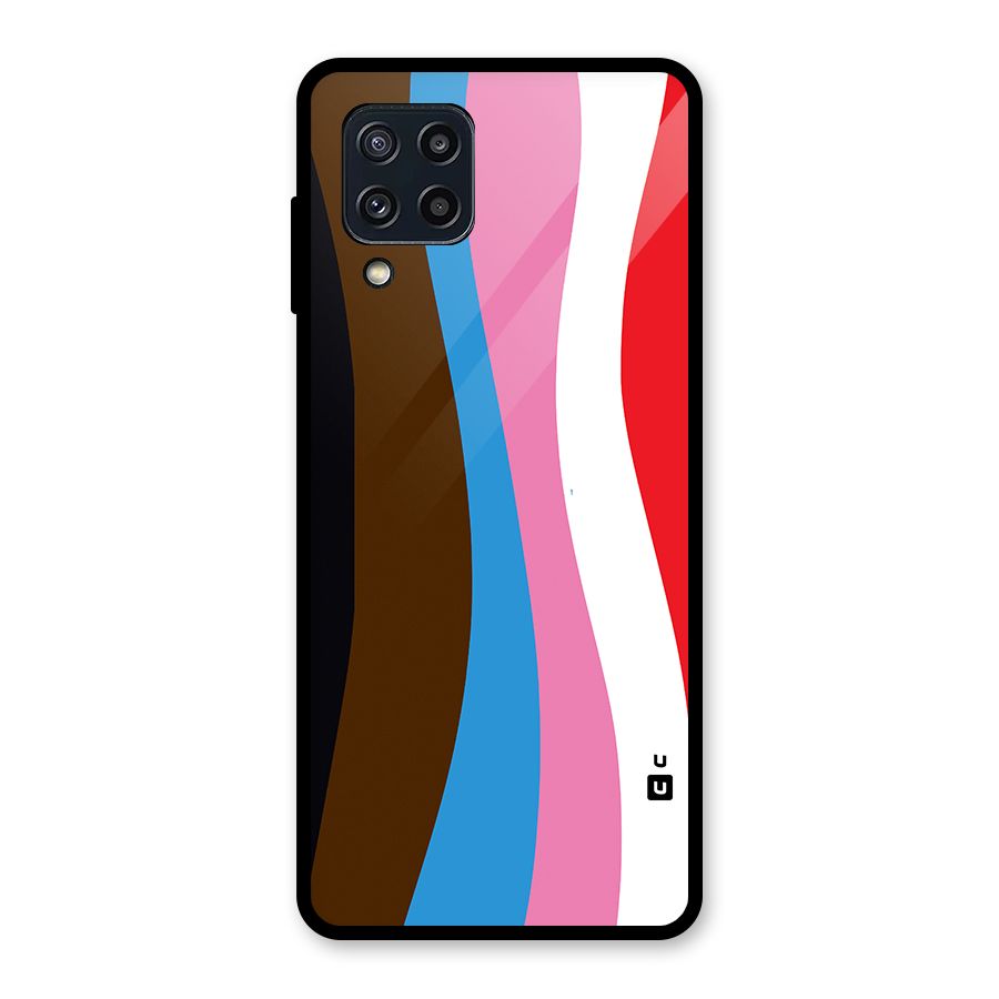 Modern Curves Glass Back Case for Galaxy M32