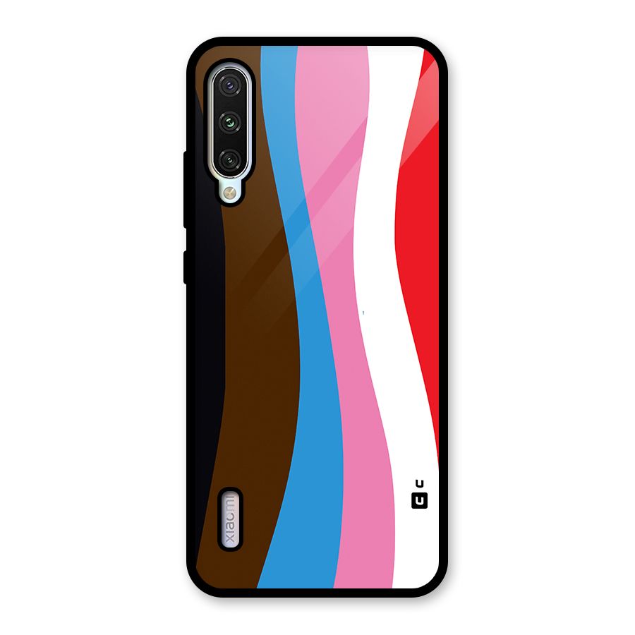 Modern Curves Glass Back Case for Mi A3