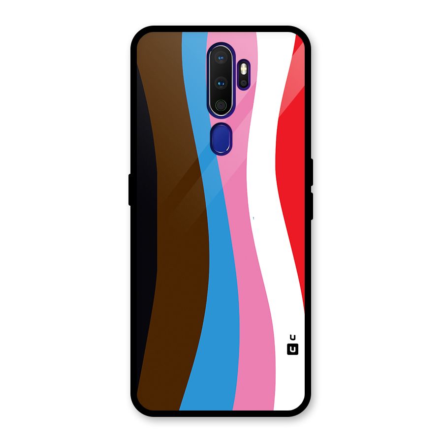 Modern Curves Glass Back Case for Oppo A9 (2020)