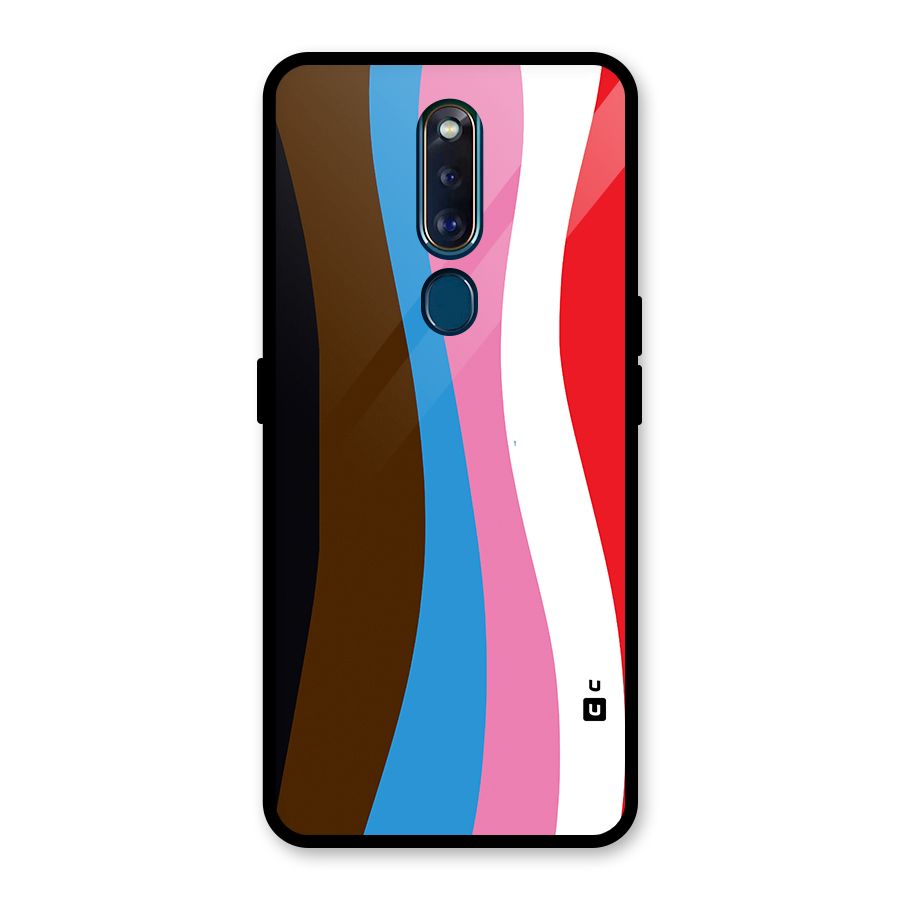 Modern Curves Glass Back Case for Oppo F11 Pro