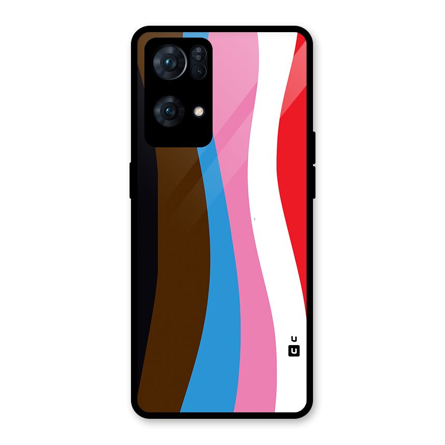 Modern Curves Glass Back Case for Oppo Reno7 Pro 5G