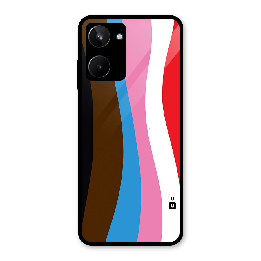 Modern Curves Glass Back Case for Realme 10
