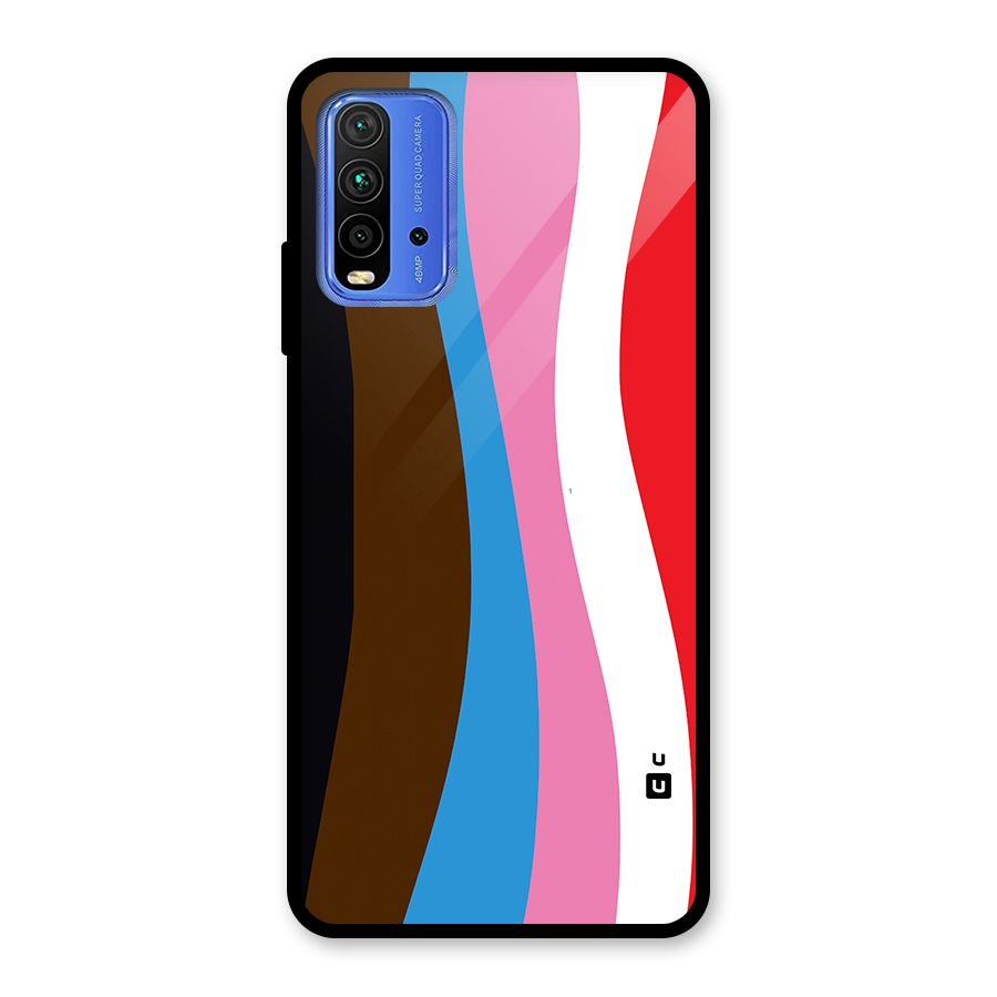 Modern Curves Glass Back Case for Redmi 9 Power