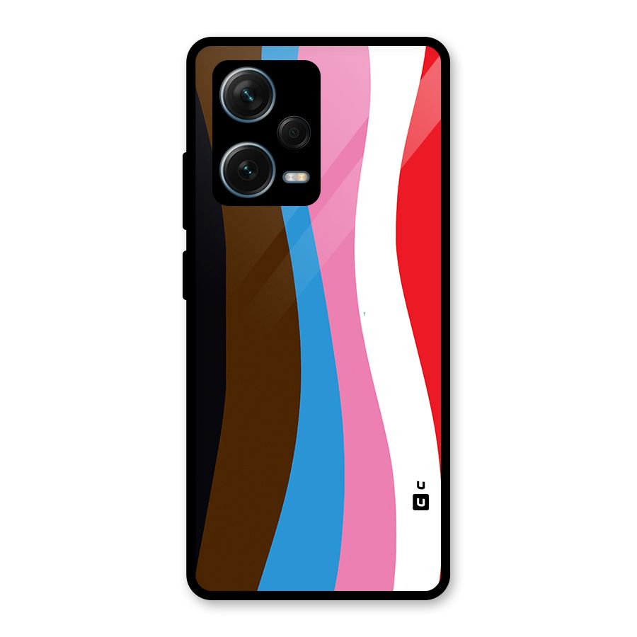 Modern Curves Glass Back Case for Redmi Note 12 Pro Plus 5G