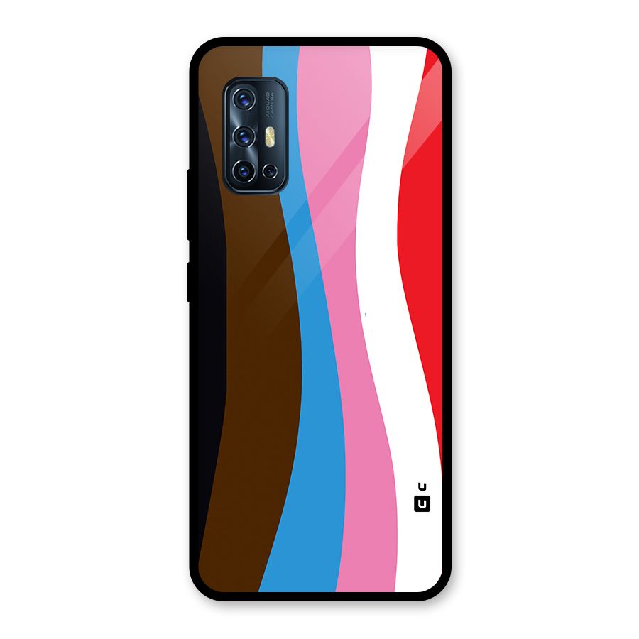 Modern Curves Glass Back Case for Vivo V17