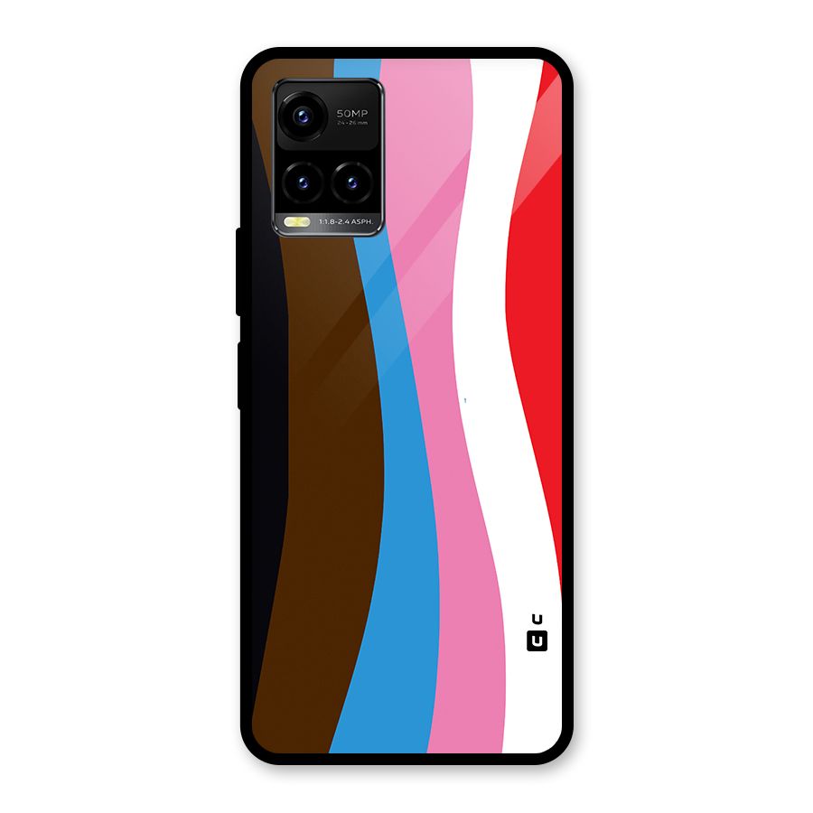 Modern Curves Glass Back Case for Vivo Y21T