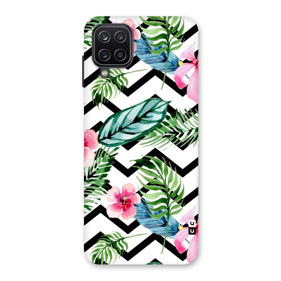 Modern Flowers Back Case for Galaxy A12