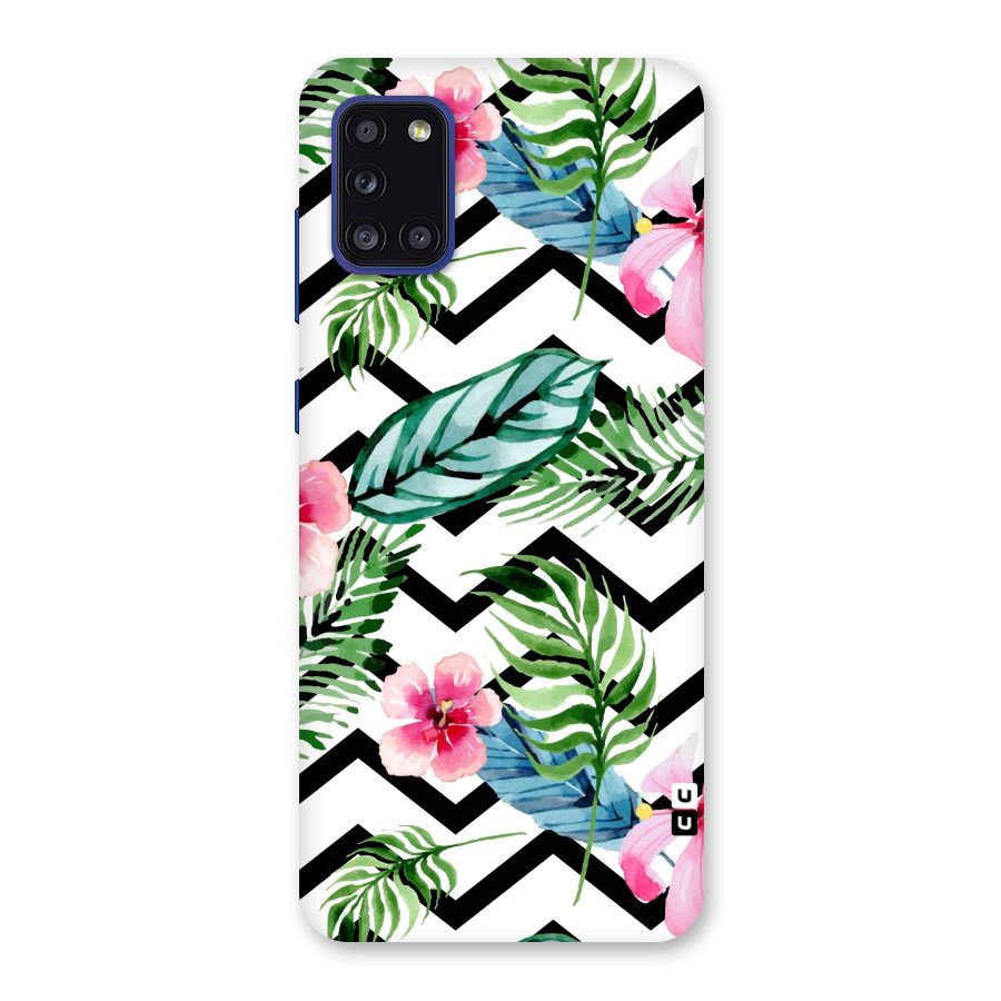 Modern Flowers Back Case for Galaxy A31