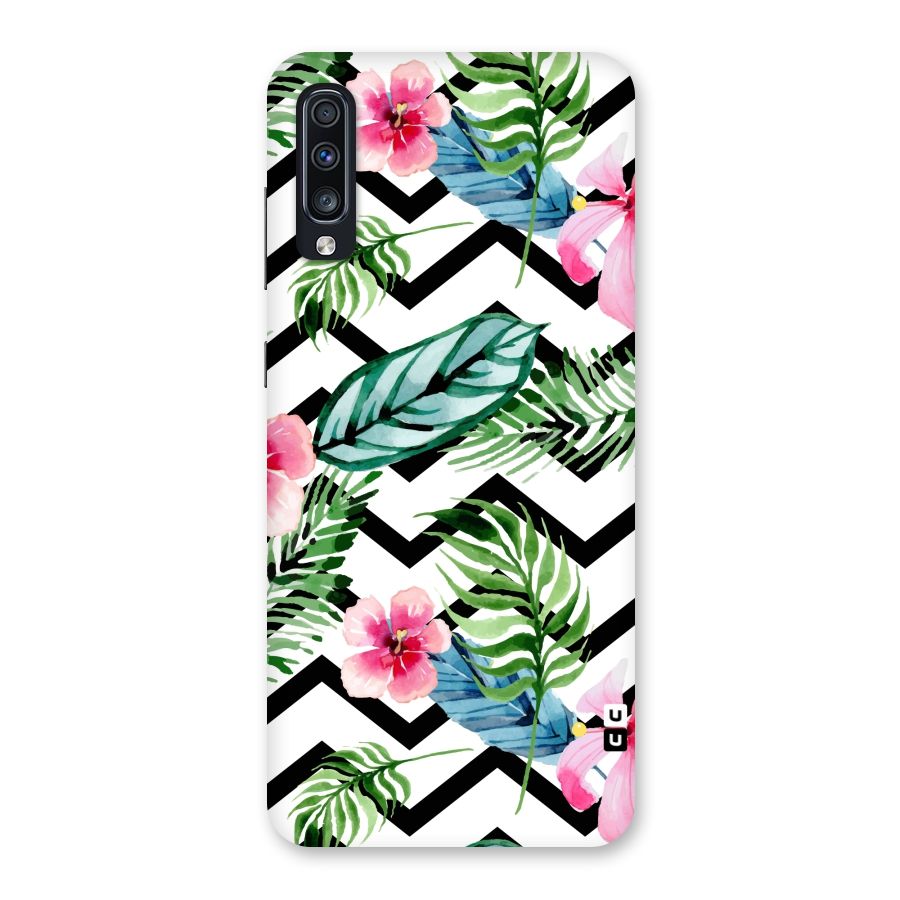 Modern Flowers Back Case for Galaxy A70