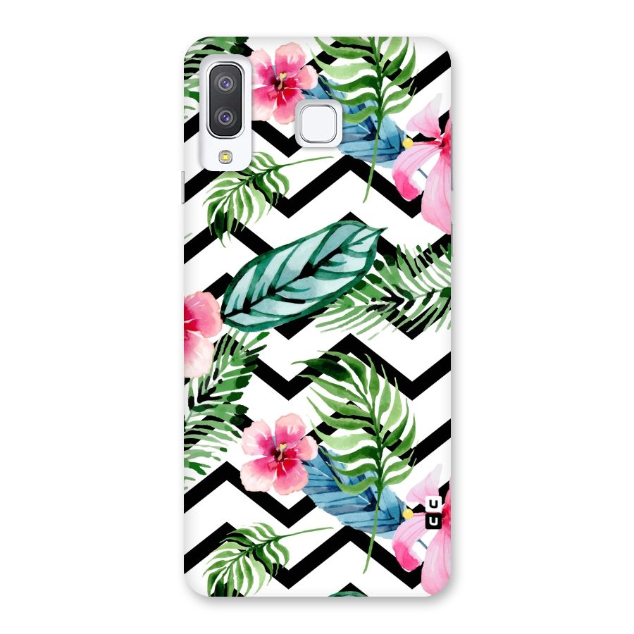 Modern Flowers Back Case for Galaxy A8 Star