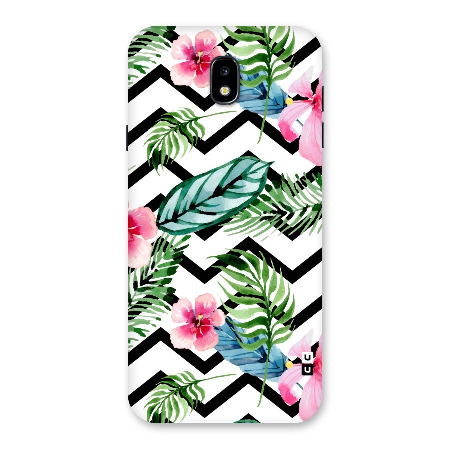 Modern Flowers Back Case for Galaxy J7 Pro