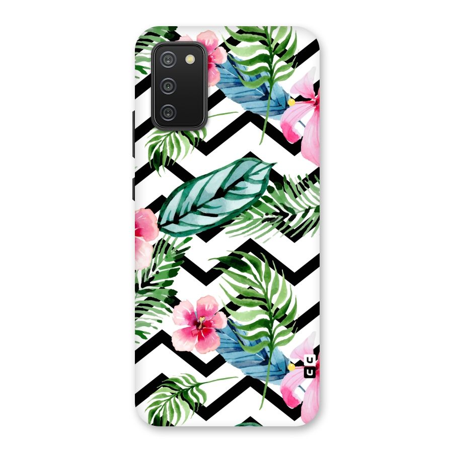 Modern Flowers Back Case for Galaxy M02s