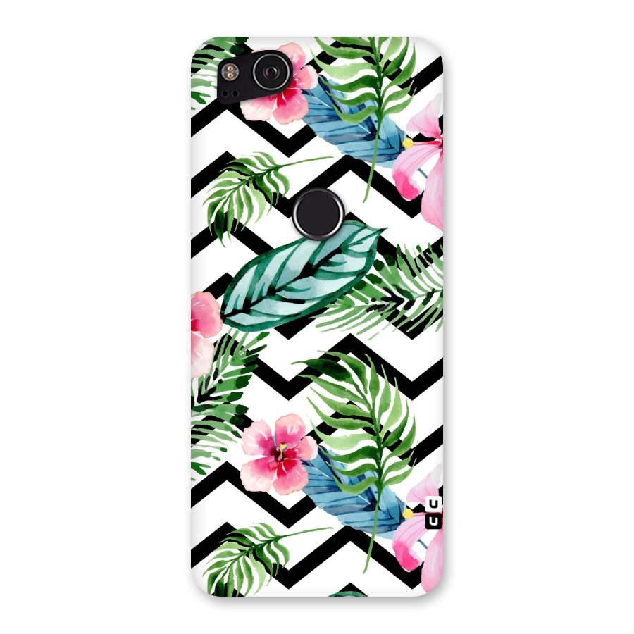 Modern Flowers Back Case for Google Pixel 2