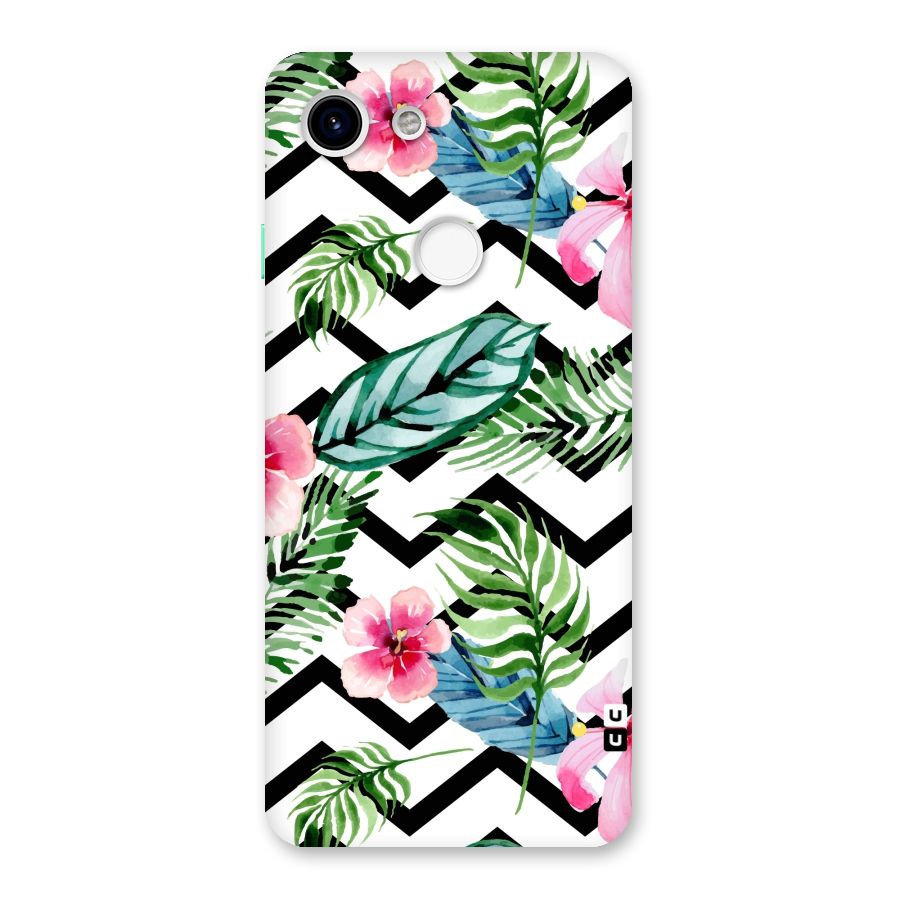 Modern Flowers Back Case for Google Pixel 3