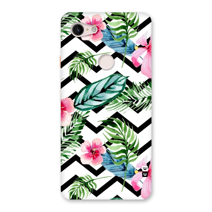 Modern Flowers Back Case for Google Pixel 3 XL