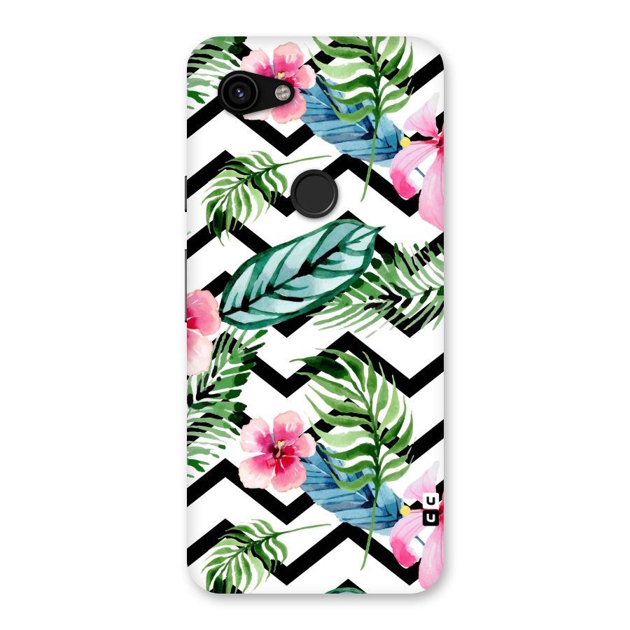 Modern Flowers Back Case for Google Pixel 3a