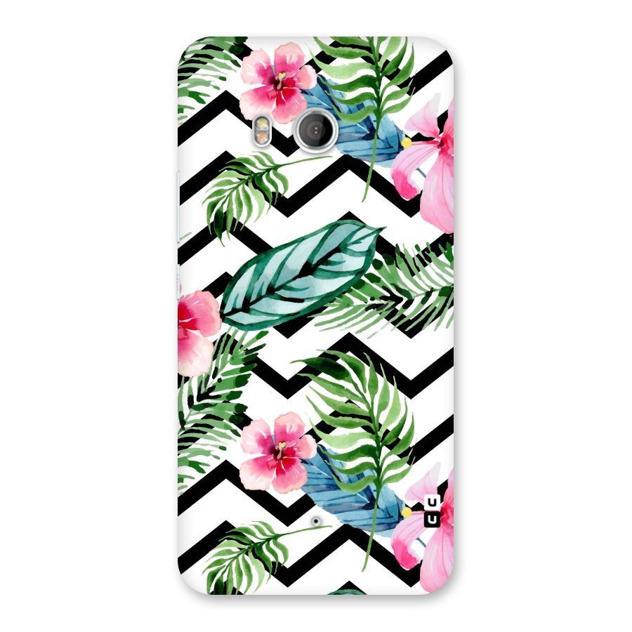 Modern Flowers Back Case for HTC U11