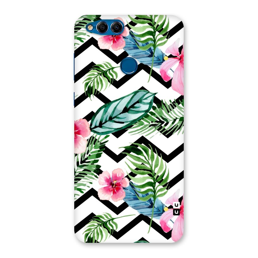 Modern Flowers Back Case for Honor 7X