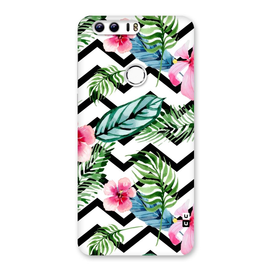 Modern Flowers Back Case for Honor 8