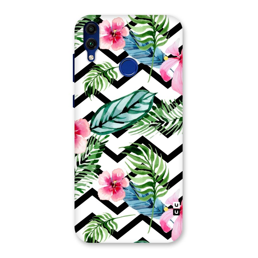 Modern Flowers Back Case for Honor 8C