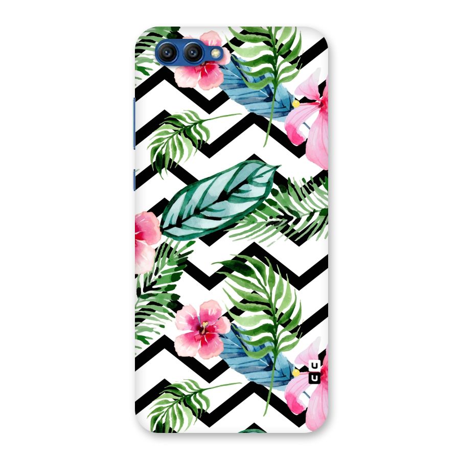 Modern Flowers Back Case for Honor View 10