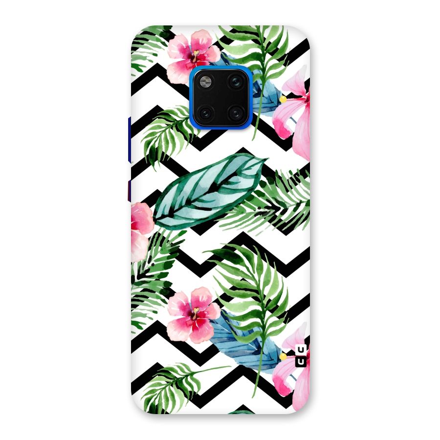 Modern Flowers Back Case for Huawei Mate 20 Pro