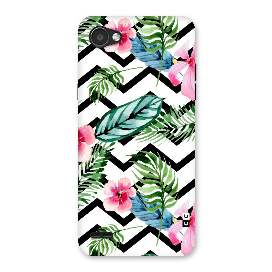 Modern Flowers Back Case for LG Q6