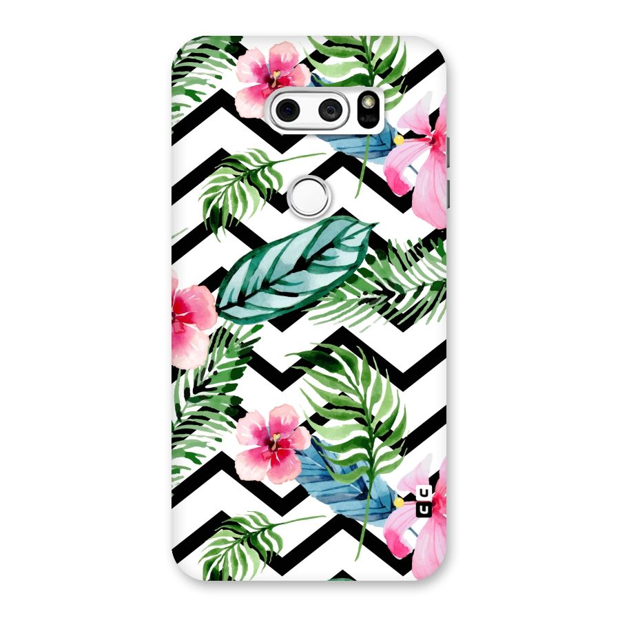 Modern Flowers Back Case for LG V30