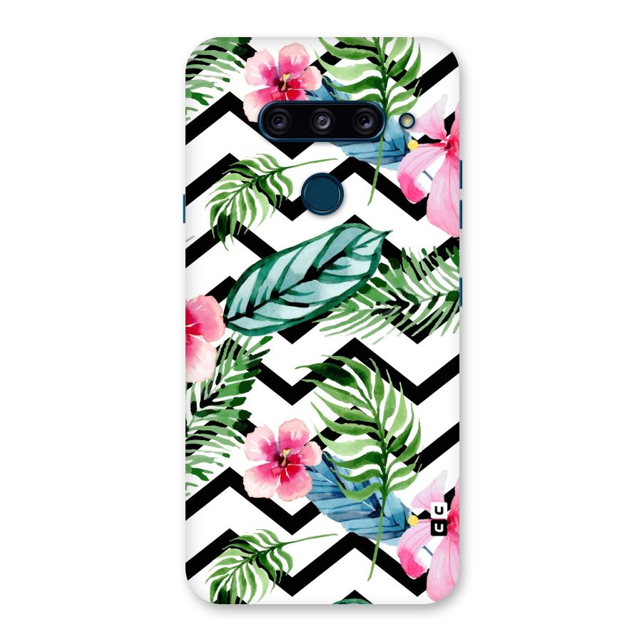 Modern Flowers Back Case for LG  V40 ThinQ