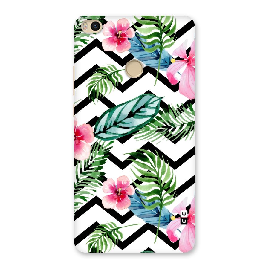 Modern Flowers Back Case for Mi Max 2