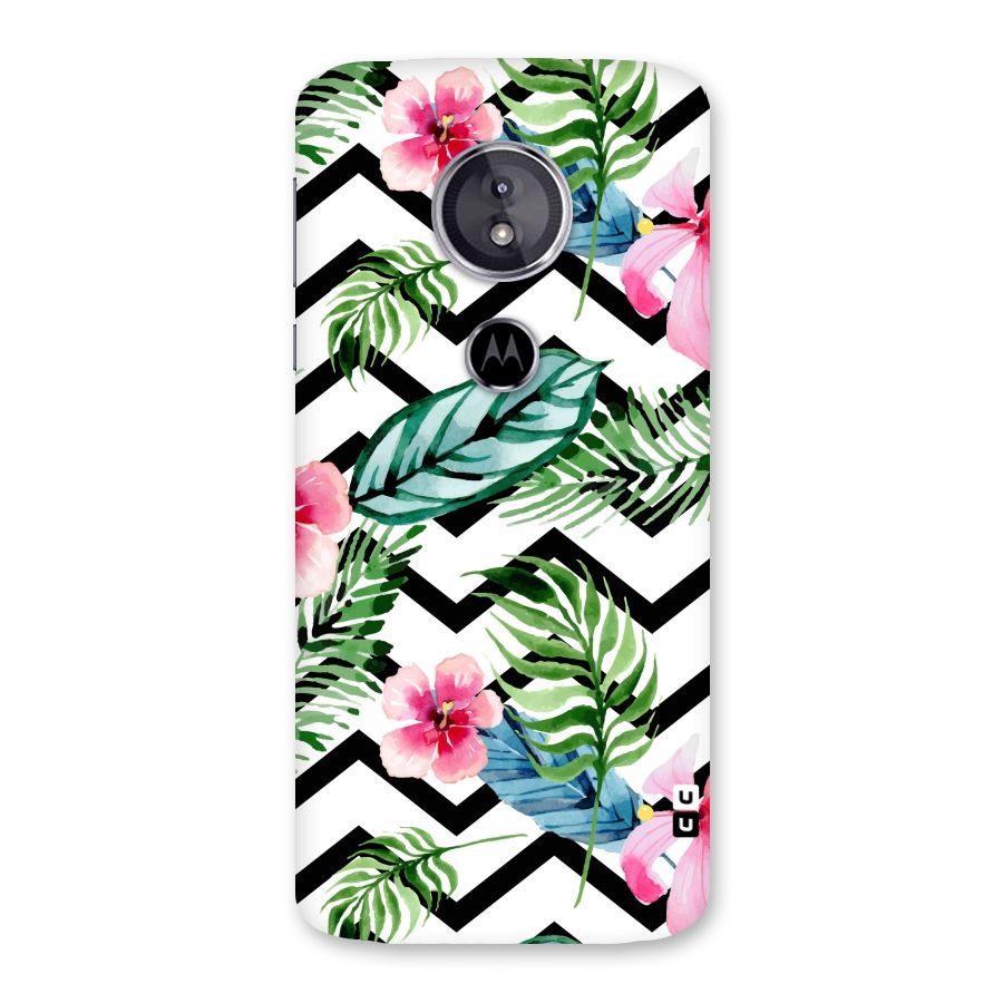 Modern Flowers Back Case for Moto E5