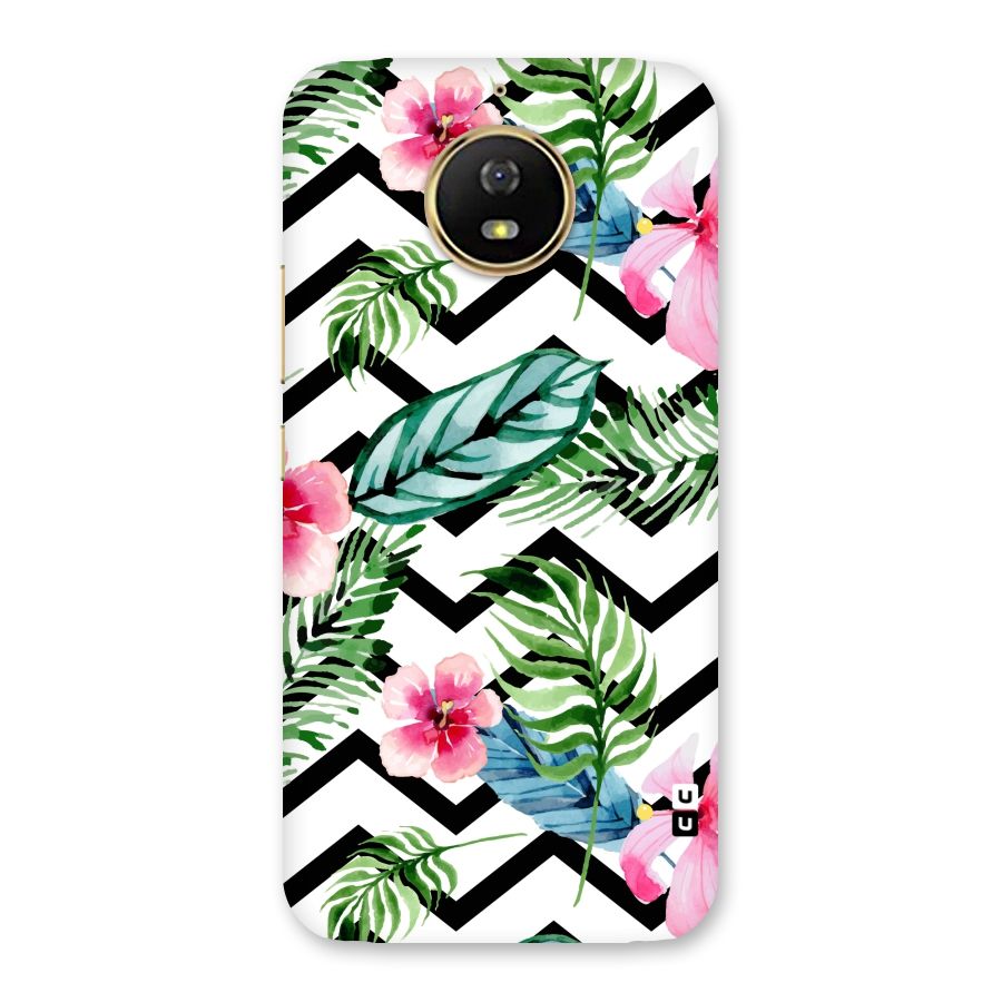 Modern Flowers Back Case for Moto G5s