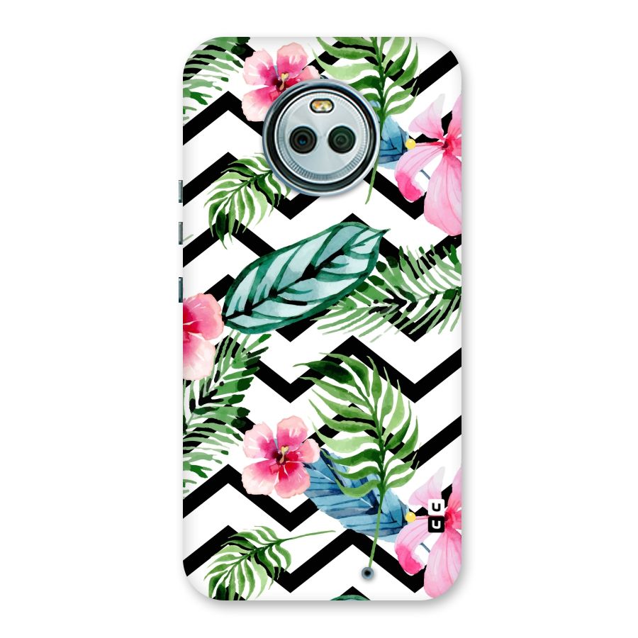 Modern Flowers Back Case for Moto X4